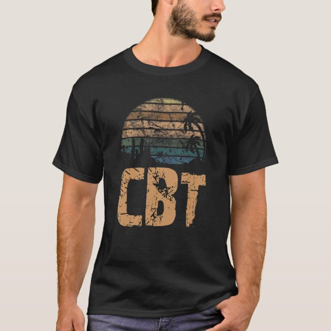 CBT Vintage Sunset Distressed T-Shirt (Front)