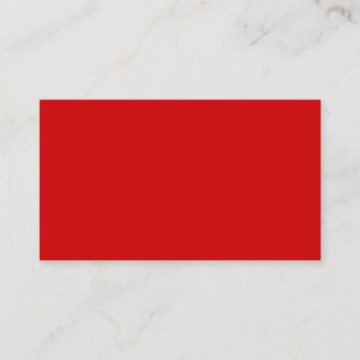 #CC0000 Hex Code Web Colour Dark Red Clay Business Card