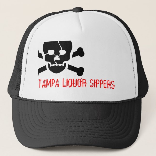 CC0029, TAMPA LIQUOR SIPPERS TRUCKER HAT (Front)