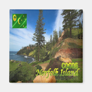 CC - Cocos Islands and Keeling - Norfolk Island Magnet