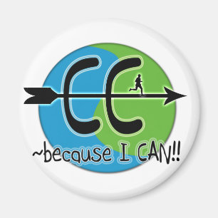 CC Cross Country - Because I CAN!! Magnet