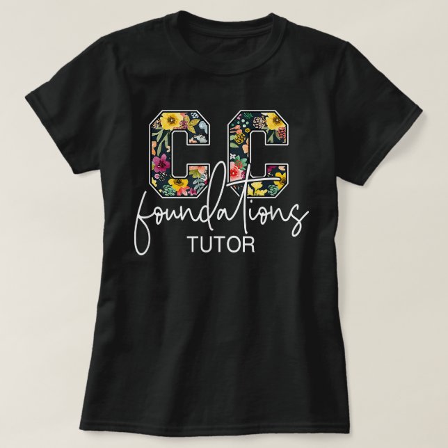 CC Foundations Tutor Classical Conversations Homes T-Shirt (Design Front)