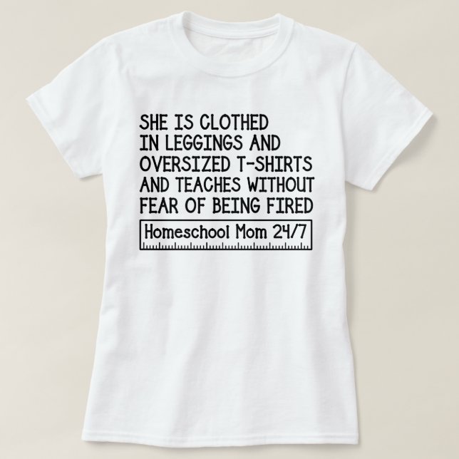 CC Gift for Mum, Christian Homeschool Mum T-Shirt (Design Front)