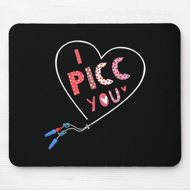 Cc Heart Valentine Vascular Access Team Cc Iv Nurs Mouse Mat (Front)