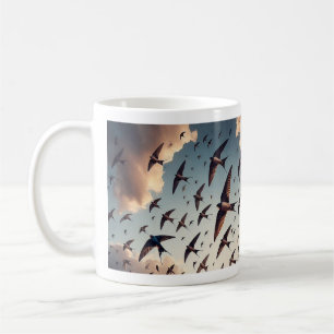 CC&L Tree Service Chimney Swift Mug Design