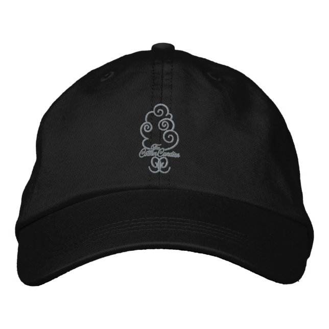 CC logo Embroidered Hat, Black Hat (Front)