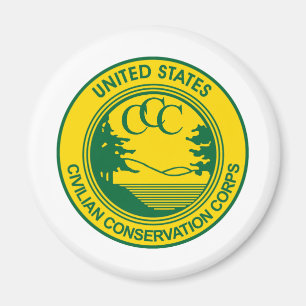 CCC Civilian Conservation Corps Commemorative Magnet