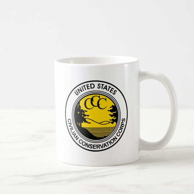 CCC Civilian Conservation Corps Tribute Coffee Mug (Right)