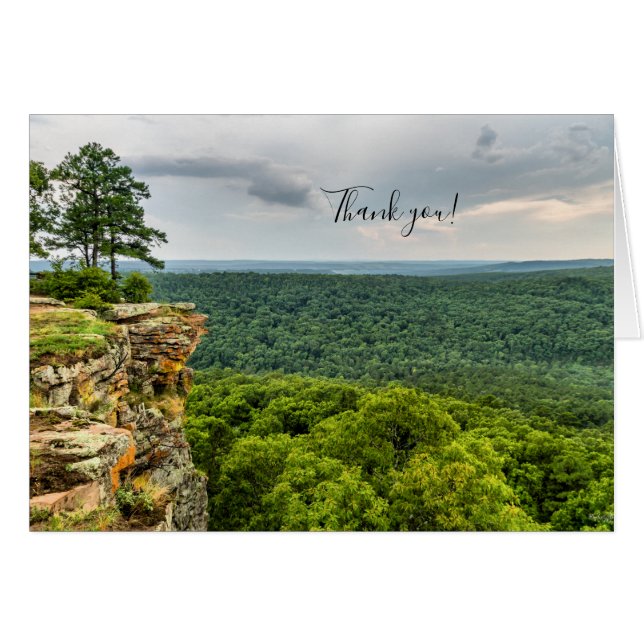 CCC Overlook Petit Jean Thank You Card (Front Horizontal)