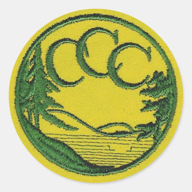 CCC Patch Classic Round Sticker (Front)