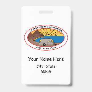 CCCAC Club Name Badge  ID Badge