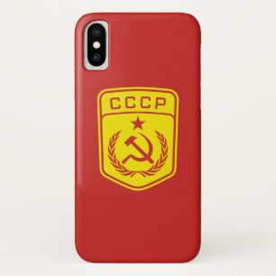 CCCP Emblem Communist Case, Apple iPhone X iPhone X Case