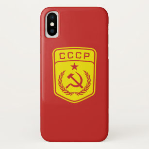 CCCP Emblem Communist Case, Apple iPhone X Case-Mate iPhone Case