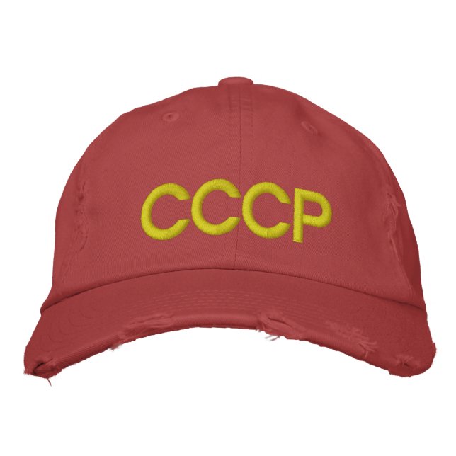 CCCP EMBROIDERED HAT (Front)