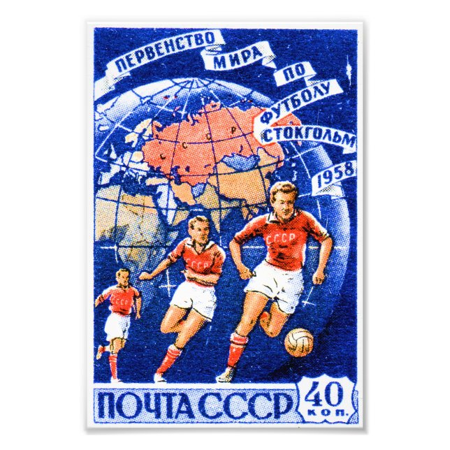 CCCP Football Photo Print (Front)