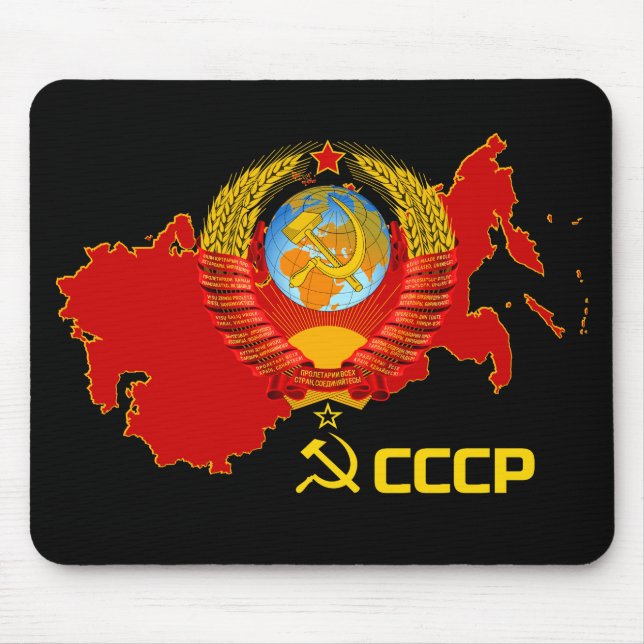 CCCP - Soviet Union Mousepad. Mouse Mat (Front)