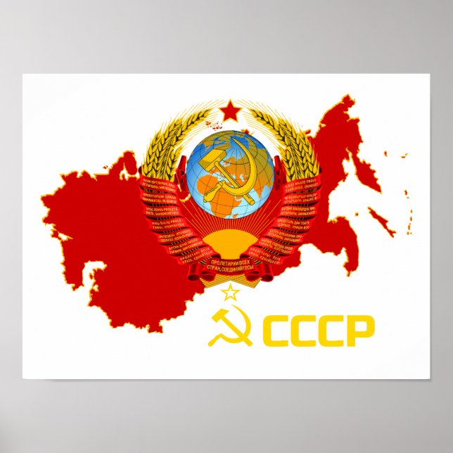 CCCP - Soviet Union Poster (Front)