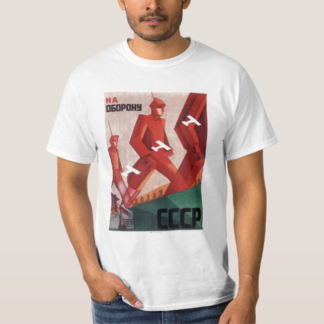 CCCP URSS propaganda T-shirt men (Front)