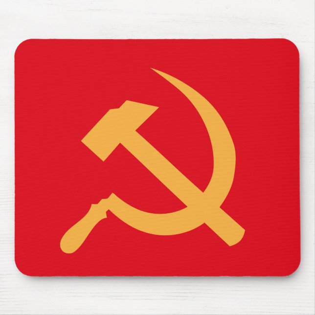 cccp ussr hammer and sickle mouse mat (Front)
