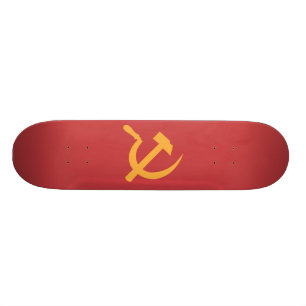 cccp ussr hammer and sickle skateboard