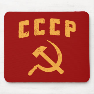 cccp vintage russian ussr hammer and sickle mouse mat