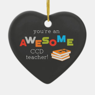 CCD Teacher Appreciation Day Book, Awesome Ceramic Tree Decoration