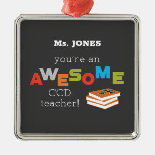 CCD Teacher Appreciation Day Book, Awesome Metal Tree Decoration