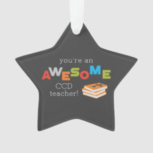 CCD Teacher Appreciation Day Book, Awesome Ornament
