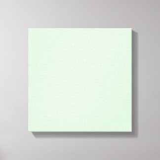 #CCFFCC Hex Code Web Colour Light Mint Green Canvas Print