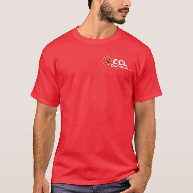 CCL Controllers White Logo T-Shirt (Front)