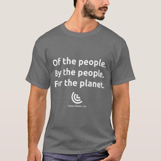 CCL For the Planet Grey T-Shirt (Front)