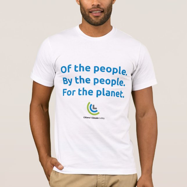 CCL For the Planet White T-Shirt (Front)