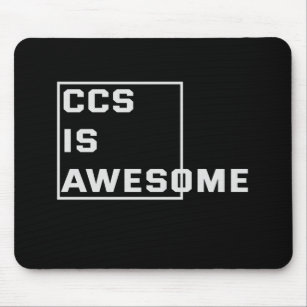 CCS is Awesome Funny Programmer Life Coding Gift Mouse Mat