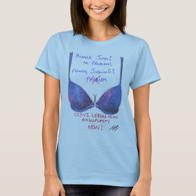 CCSVI Jugs or Jugulars T-Shirt (Front)