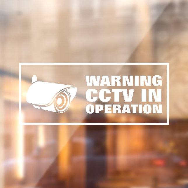 CCTV in Operation Window Cling (Sheet 2)