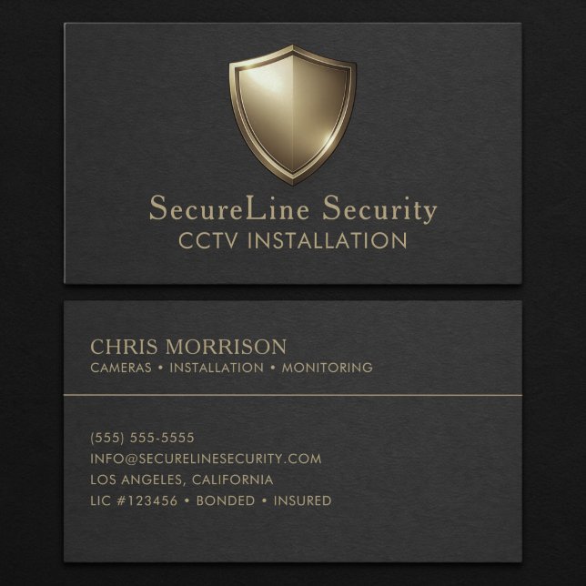 CCTV Installation Business Card (Creator Uploaded)