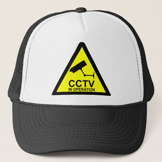 CCTV Notice Trucker Hat (Front)
