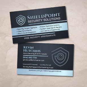 CCTV Surveillance & Smart Home Security Business Card