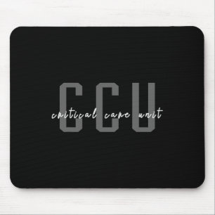 Ccu Critical Care Unit Nurse Mouse Mat