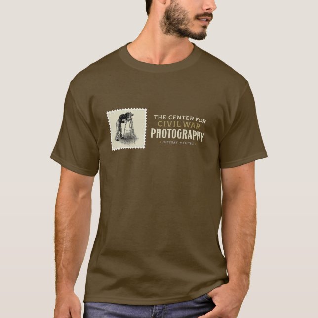 CCWP STAMP Design for Dark Backgrounds T-Shirt (Front)
