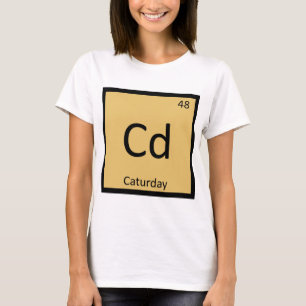 Cd - Caturday Meme Cats Chemistry Periodic Table T-Shirt
