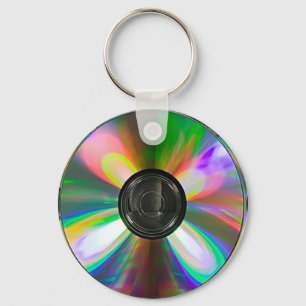 Cd disc Keychain