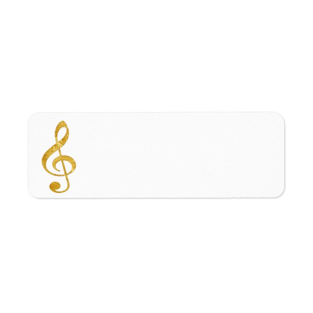 CD gold foil look clef music (Front)
