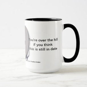 Cd Player Over The Hill 40th Birthday Coffee Mug