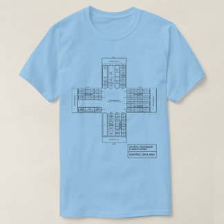 CDC 6600 Chassis Layout T-Shirt