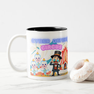 CDC - Cyber Defence Circus! Two-Tone Coffee Mug