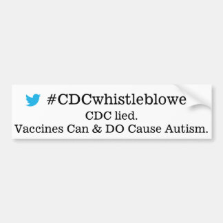 CDCwhistleblower Bumper Sticker