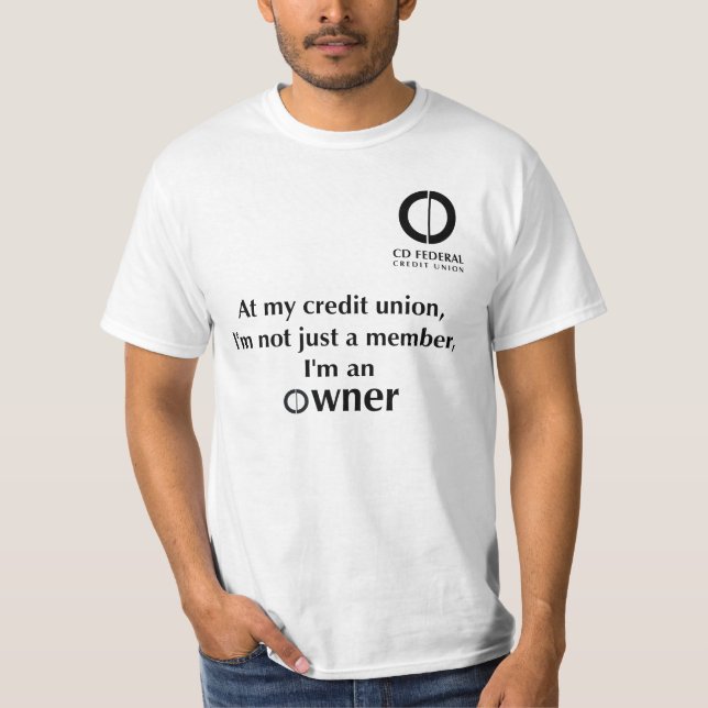 CDFCU Logo, Owner T-Shirt (Front)