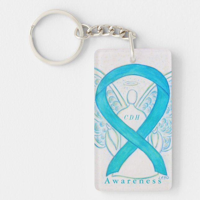 CDH Angel Awareness Ribbon Keychain (Front)