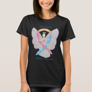 CDH Awareness Cherub Angel Ribbon Art T-Shirts
